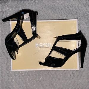 michael kors t-strap heels